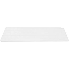 kwmobile Silicone Keyboard Protection - QWERTY (Italian) Keyboard Cover Compatible with Apple MacBook Air 13" 2018 2019 2020 A1932 - Transparent