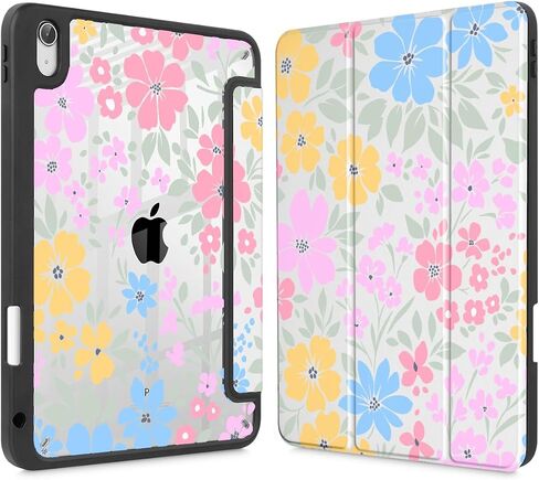 May Chen for iPad (A16) CASE 11th Generation 11 Inch 2025 ، iPad 10th Gen Case 2022 10.9 بوصة ، حامل قلم رصاص مدمج مع غطاء مقاوم للصدمات واضحة الشفافية in Kuwait