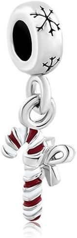 GMXLin Christmas Snowman Snowflake Charm for Pandora Bracelets Dangle Bead for Women Mom Grandma Sister in Kuwait