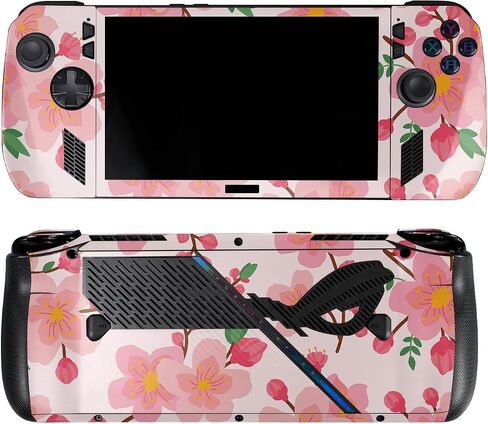 Skin Compatible with Asus ROG Ally X - Lilies in Bloom - Premium 3M Vinyl Protective Wrap Decal Cover - Easy to Apply | Crafted in The USA by MightySkins in Saudi Arabia