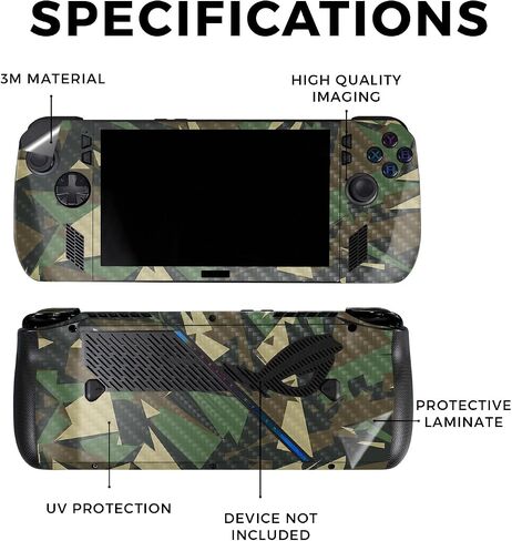 Skin Compatible with Asus ROG Ally X - Lilies in Bloom - Premium 3M Vinyl Protective Wrap Decal Cover - Easy to Apply | Crafted in The USA by MightySkins in Saudi Arabia