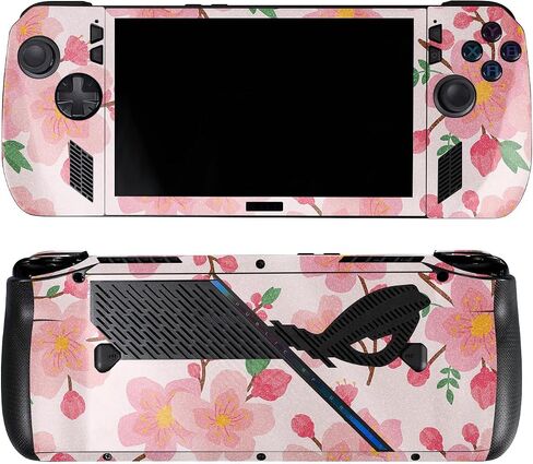 Skin Compatible with Asus ROG Ally X - Lilies in Bloom - Premium 3M Vinyl Protective Wrap Decal Cover - Easy to Apply | Crafted in The USA by MightySkins in Saudi Arabia