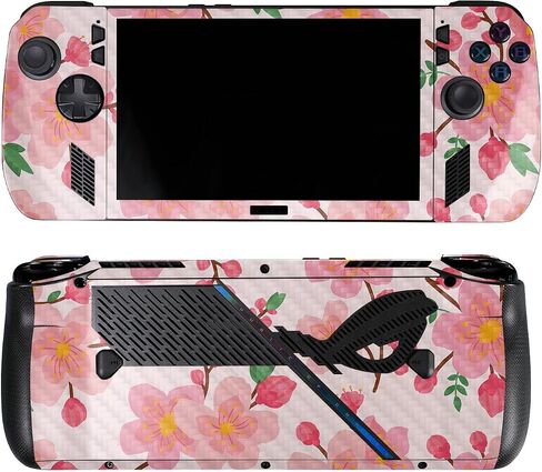 Skin Compatible with Asus ROG Ally X - Lilies in Bloom - Premium 3M Vinyl Protective Wrap Decal Cover - Easy to Apply | Crafted in The USA by MightySkins in Saudi Arabia