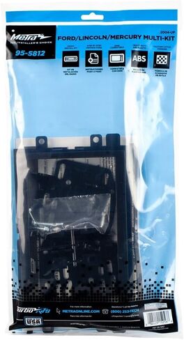 METRA 95-5812 Double DIN KIT FOR SELECT 2004-UP FORD METILLS-BLACK و 70-5521 RADIONING TIRES FOR FORD 03-UP AMP in Kuwait