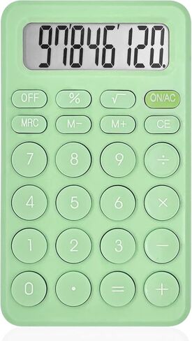 آلة حاسبة لطيفة، آلة حاسبة أساسية بأربع وظائف للمعلمين والطلاب والمكتب الأساسي، آلة حاسبة صغيرة محمولة، 8 أرقام مع شاشة LCD، زر حساس، 5.5×3.2 بوصة وردي in Kuwait