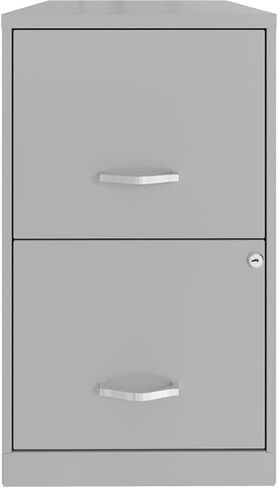 UrbanPro 18". 2 Drawer Metal File Cabinet in Turquoise/White in Kuwait