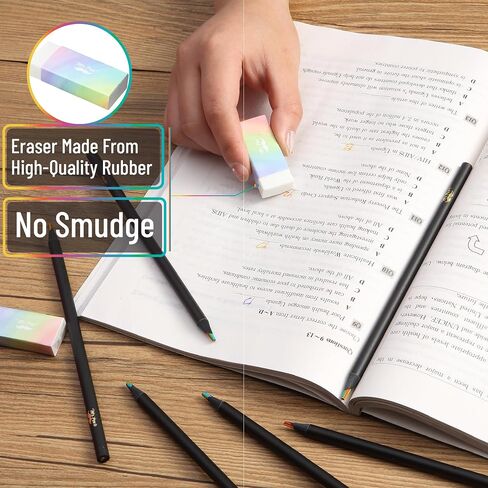 Mr. Pen- Rainbow Pencils, 12 Pack, 7 Color in 1 Rainbow Colored Pencil with Sharpener, Fun Pencils for Kids, Rainbow Pencils for Kids, Colored Pencils for Kids, Color Pencils for Kids in Saudi Arabia
