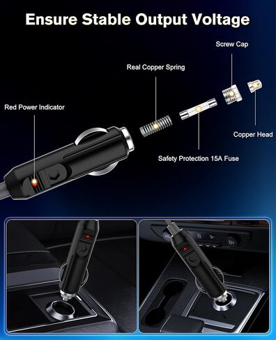 لـ Starlink Mini 3 in 1 DC Cable Cable Wighter 10fts ، Starlink عالية السرعة Mini 100W+ USB C كابل بديل ، Starlink Mini 12V-24V Car Charger Cord Adapter Placet in Kuwait