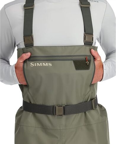 Simms Men's Tributary Stockingfoot Chest-High Fishing Waders - Durable, Breathable, Waterproof Fly Fishing Waders for Men in Saudi Arabia