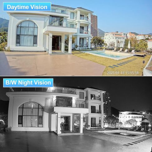 AI 8MP PoE IP Camera, Vandal-Proof Dome Security Camera Outdoor, AI Alarms with Human and Vehicle Detection, Night Vision 100ft, 2.8mm Lens Wide Angle 110°, Built-in Mic, IND8BR54A (White) in Kuwait