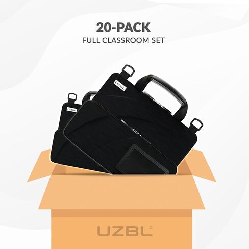 UZBL 11-11.6 Inch Always-on Chromebook Protective Hard Shell Case Cover with Pouch and Shoulder Strap, Fits MacBook Neo 13 inch in Kuwait