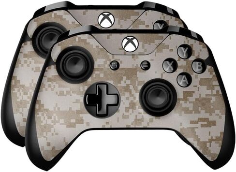 Glossy Glitter Skin متوافق مع Microsoft Xbox One Controller (حزمة 2) - صلب Baby Blue - Premium 3M Vinyl Wrap Wrap Cover - يسهل تطبيقه | مصنوع في الولايات المتحدة الأمريكية من قبل Mayyskins in Saudi Arabia