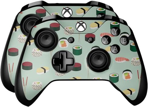 Glossy Glitter Skin Compatible with Microsoft Xbox One Controller (2 Pack) - Tech Web - Premium 3M Vinyl Protective Wrap Decal Cover - Easy to Apply | Crafted in The USA by MightySkins in Saudi Arabia