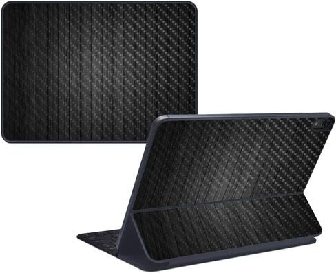 MightySkins Carbon Fiber Skin for Apple iPad Pro Smart Keyboard 11" (2018) - Heartwood - Protective, Durable Textured Carbon Fiber Finish - Easy to Apply, Remove, and Change Styles - Made in The USA in Saudi Arabia
