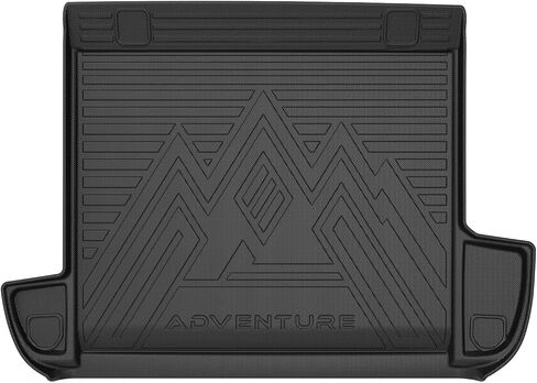 Mixsuper Custom Fit Cargo Liner لقاعدة Toyota Prius 2010-2011، 2012-2015 Toyota Prius اثنان/ثلاثة/أربعة/خمسة، حصيرة صندوق الأمتعة الخلفي لجميع الأحوال الجوية باللون الأسود in Kuwait