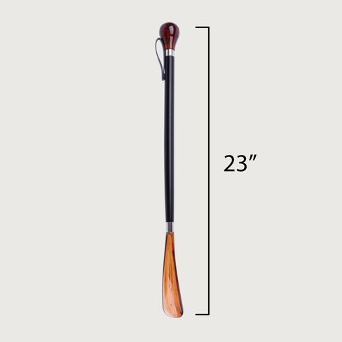 FootFitter 23" Shoe Horn, Long Length Premium Stylish Shoehorn, Prevents Strain & Creasing (MADE IN ITALY) in Kuwait