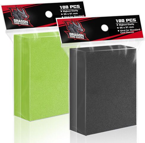 600PS Matte Trading Card Protective Sleeves,Top Loaders Binder Card Sleeves Fit for Baseball,Football,Magic,MTG,TCG,Yugioh Sleeves(6 Colours Style 2) in Saudi Arabia