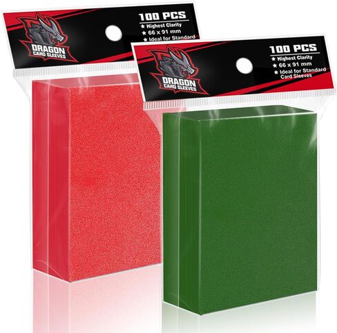 600PS Matte Trading Card Protective Sleeves,Top Loaders Binder Card Sleeves Fit for Baseball,Football,Magic,MTG,TCG,Yugioh Sleeves(6 Colours Style 2) in Saudi Arabia