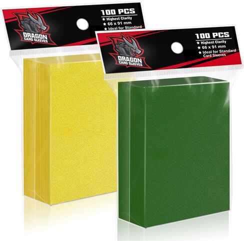 600PS Matte Trading Card Protective Sleeves,Top Loaders Binder Card Sleeves Fit for Baseball,Football,Magic,MTG,TCG,Yugioh Sleeves(6 Colours Style 2) in Saudi Arabia