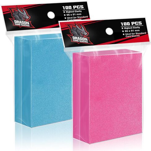 600PS Matte Trading Card Protective Sleeves,Top Loaders Binder Card Sleeves Fit for Baseball,Football,Magic,MTG,TCG,Yugioh Sleeves(6 Colours Style 2) in Saudi Arabia