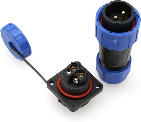 TY20 4 Pin 25A 380V Waterproof Electrical Connector, Male Female Cable Plug Socket, Screw Wiring for Power Outdoor Device in Kuwait