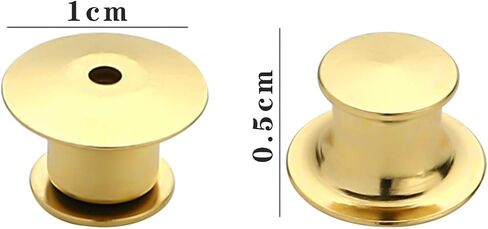 40 Pieces Metal Pin Backs Locking Pin Keepers Locking Clasp with Storage Case in Saudi Arabia