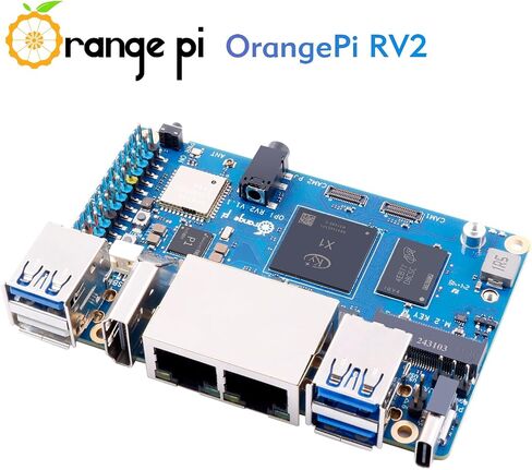 RV2 8GB RAM LPDDR4X RISC V 8 Core 2Tops Al Arithmetic Power Development Board, Wi-Fi 5+BT 5 with BLE Support Single Board Computer Run Ubuntu24.04 (8GB) in Saudi Arabia