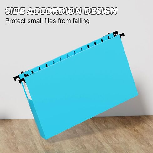 Extra Capacity Legal Size Plastic Hanging File Folders,Heavy Duty 2 Inch Expansion,12 Pack Reinforced Expanding Legal Hanging Folders,Legal Filing Cabinet Folders for Bulky Files,Assorted Color in Saudi Arabia