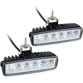 STDYSUN LED Blue Driving Fog Lights Forklift Safety Lights 2Pcs 30W 6Inch Waterproof Work Auxiliary Lights Boat lights Hunting Fishing Lights Fit For Fish Hog Predator Truck Trator ATV Golf Cart Boat