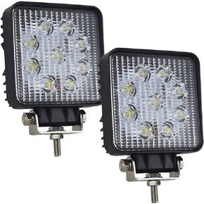 AUXTINGS 6 inch 18W Spot LED Work Light Bar Driving Lamp for Jeep Off Road 4WD 4x4 Cabin UTE SUV ATV Truck Car Boat,2 Piece
