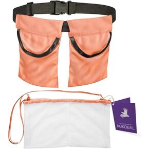 Mastectomy Drain Holder | A Mastectomy Recovery Must Haves | Adjustable Mastectomy Drain Pouch Holder with Shower Bag Set for Breast Surgery Recovery Supplies (Tranquil Tan)