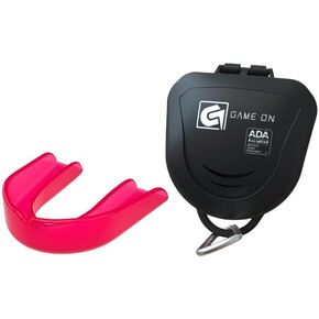 Game On Mouthguards - Only ADA Accepted Strapless Sports Mouth Guard for Football, Basketball, Lacrosse, Hockey - Superior Protection, Comfortable Fit (Braces Mouthguard)