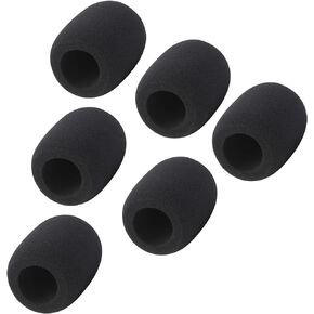 6 Pack Foam Mic Cover Handheld Microphone Windscreen
