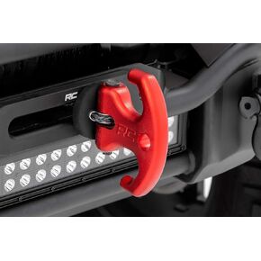 Rough Country Multi-Function Winch Cleat w/Rubber Isolator | Red - RS175R
