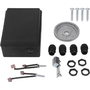 Tbest Winch Control Protection Box,Winch Controller Housing ABS High Strength Protection Box Kit for 8000 to 20000LB Electric Winch