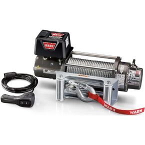 WARN 26502 M8000 Electric Winch + Stealth Series Winch Cover