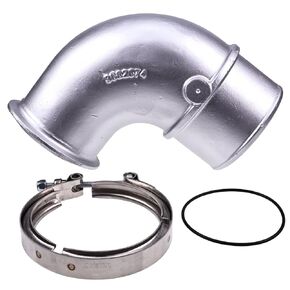 Elbow with Clamp and O-Ring 3682674 3682675 Replacement for Cummins Engine ISX