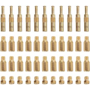 40Pcs Carburetor 30Pc Main Jets+ 10Pc Slow Jets/Pilot Jet Kit for PWK Keihin OKO Carbs
