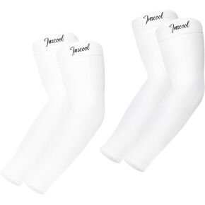 Outdoor Sun Protection Cooling Arm Sleeves for Men Women Youth, UPF 50 Sports Arm Compression Sleeve