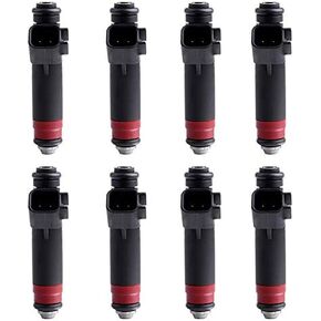 Fuel Injectors ECCPP 8pcs High Performance 2 Hole Fuel Injector Kits 53032145AA Fit for 01 02 for Jeep for Grand for Cherokee 4.7L,01-03 for Dodge Dakota for Durango,2002 2003 for Dodge for Ram 1500