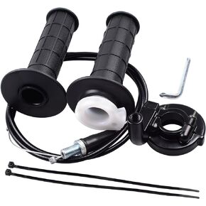 Heymaillc 7/8" 22mm Twist Throttle Accelerator and 51" Throttle Cable for 50cc 70cc 110cc 125cc 150cc 250cc Dirt Bike Quad ATV Pit Mini Bike Parts