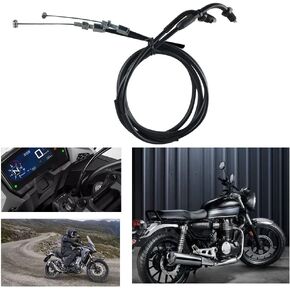 FLYPIG Throttle Cable Push & Pull Set For Honda CB350 CL360 CB400 CB500 CB550 CB750 FT500 CRF250L Rebel 250 300 450 CMX250C CMX300 CMX450 Shadow Aero Ace Sabre Spirit Vlx 500 600 700 750 800 1100