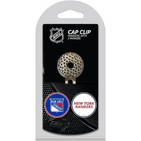 Team Golf NHL Golf Cap Clip with 2 Removable Double-Sided Enamel Magnetic Ball Markers, Attaches Easily to Hats