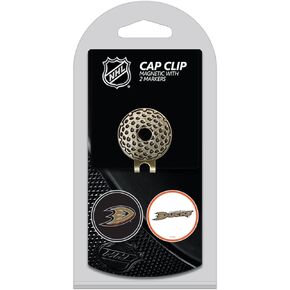 Team Golf NHL Golf Cap Clip with 2 Removable Double-Sided Enamel Magnetic Ball Markers, Attaches Easily to Hats
