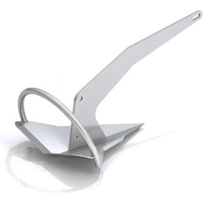 MarineNow Galvanized Shovel Scoop Style Anchor with Roll Bar