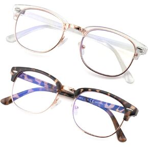 2 Pack Reading Sunglasses for Men Women Vintage Full Lens Reader Sunglasses Outdoor Magnifying Glasses NON BIFOCAL