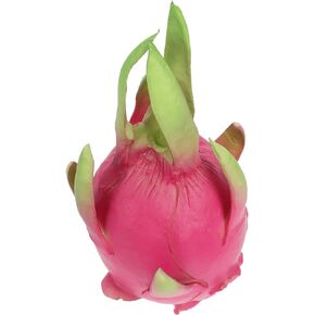 Artificial Pitaya Fake Dragon Fruit Display Props Plastic Fruit Model Lifelike Food Toy Simulated Fruit Figurine Decoration for Home Party Photography Props Red