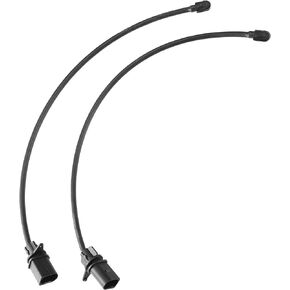 ACROPIX Front Brake Pad Sensor Replacement Fit for AUDI A4 - Pack of 2 Black