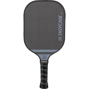 YC DGYCASI 16mm Pickleball Paddles Professional, 2024 USAPA Approved T700 Carbon Fiber Surface Pickle Paddle(CFS), Polypropylene Lightweight Honeycomb Core, Cushion Comfort Grip, with Cover Case Black