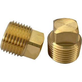 2PS 1/2 "NPT Solid Brass Drain Plugs Commonly Used for Ship Hulls Solid Brass Ship Hulls are Equipped with Spare Garboard Drain Plugs (Resistant to Seawater and Rust)